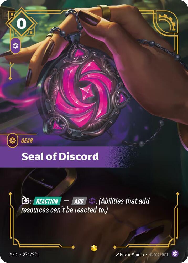 Seal of Discord 234/221 (Spiritforged) - Foil