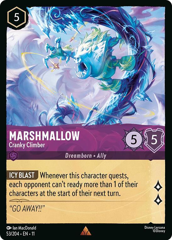 Marshmallow, Cranky Climber 53/204 (Winterspell)