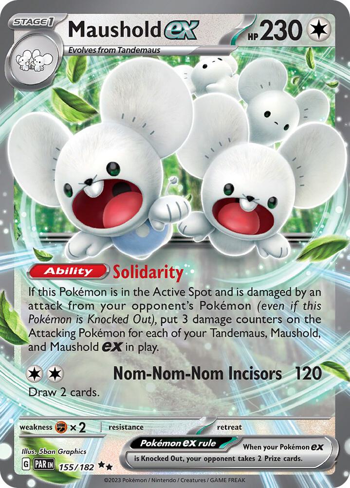 Maushold ex 155/182 (SV04: Paradox Rift) - Holofoil