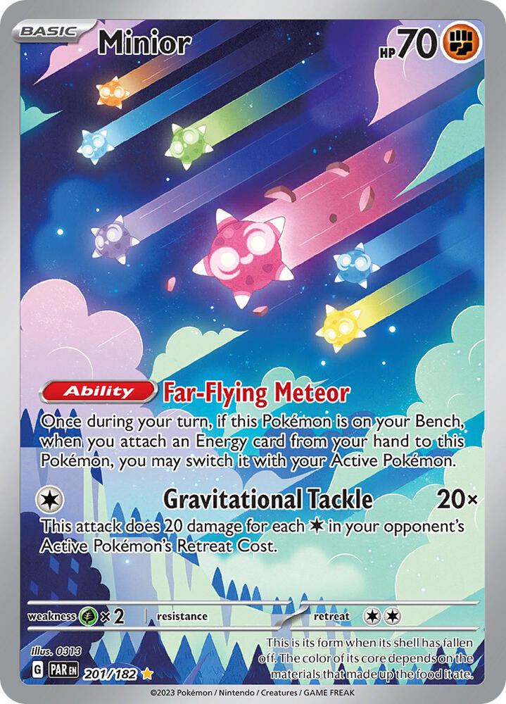 Minior 201/182 (SV04: Paradox Rift) - Holofoil
