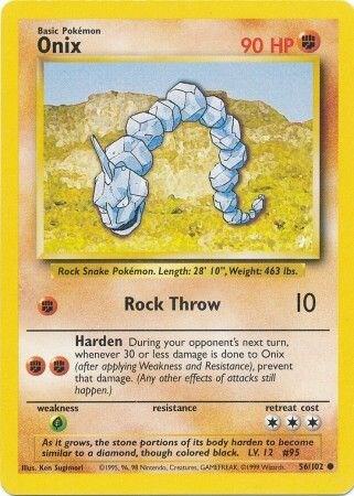 Onix 056/102 (Base Set) - Unlimited Normal