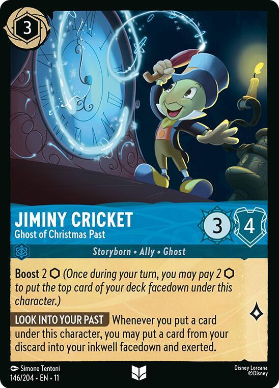 Jiminy Cricket, Ghost of Christmas Past 146/204 (Winterspell)