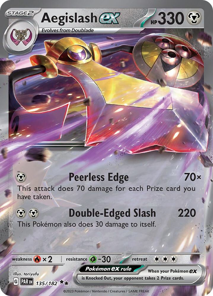 Aegislash ex 135/182 (SV04: Paradox Rift) - Holofoil
