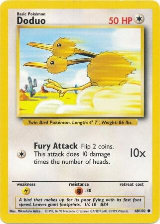 Doduo 048/102 (Base Set) - Unlimited Normal