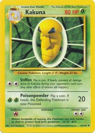 Kakuna 033/102 (Base Set) - Unlimited Normal