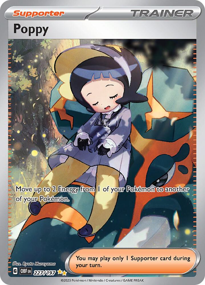 Poppy 227/197 (SV03: Obsidian Flames) - Holofoil