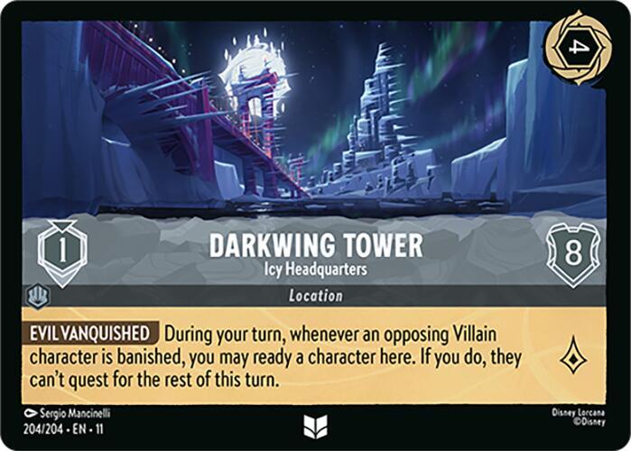 Darkwing Tower, Icy Headquarters 204/204 (Winterspell) - Cold Foil