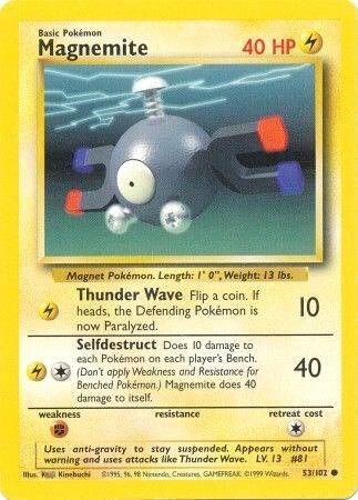 Magnemite 053/102 (Base Set) - Unlimited Normal