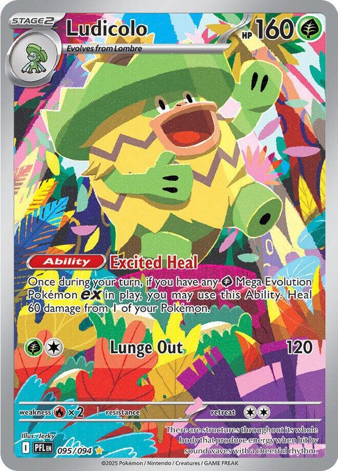 Ludicolo 095/094 (ME02: Phantasmal Flames) - Holofoil