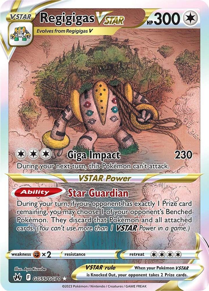 Regigigas VSTAR GG55/GG70 (SWSH: Crown Zenith: Galarian Gallery) - Holofoil
