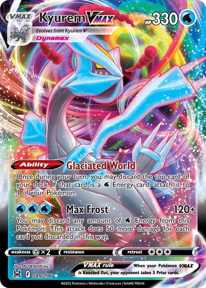 Kyurem VMAX 049/196 (SWSH11: Lost Origin) - Holofoil