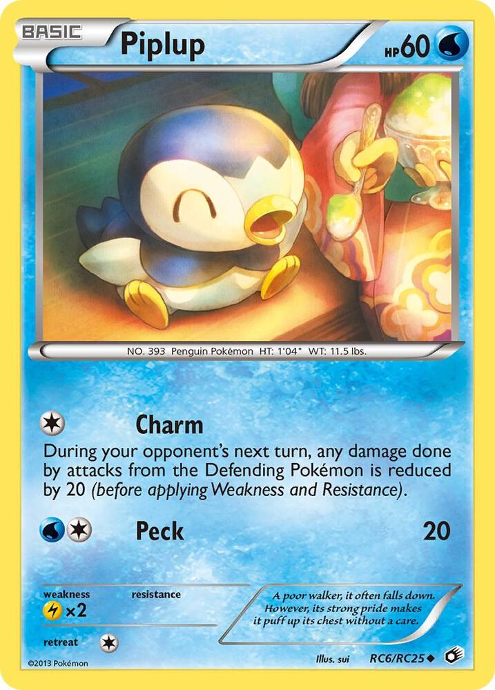 Piplup RC6/RC25 (Legendary Treasures: Radiant Collection) - Holofoil
