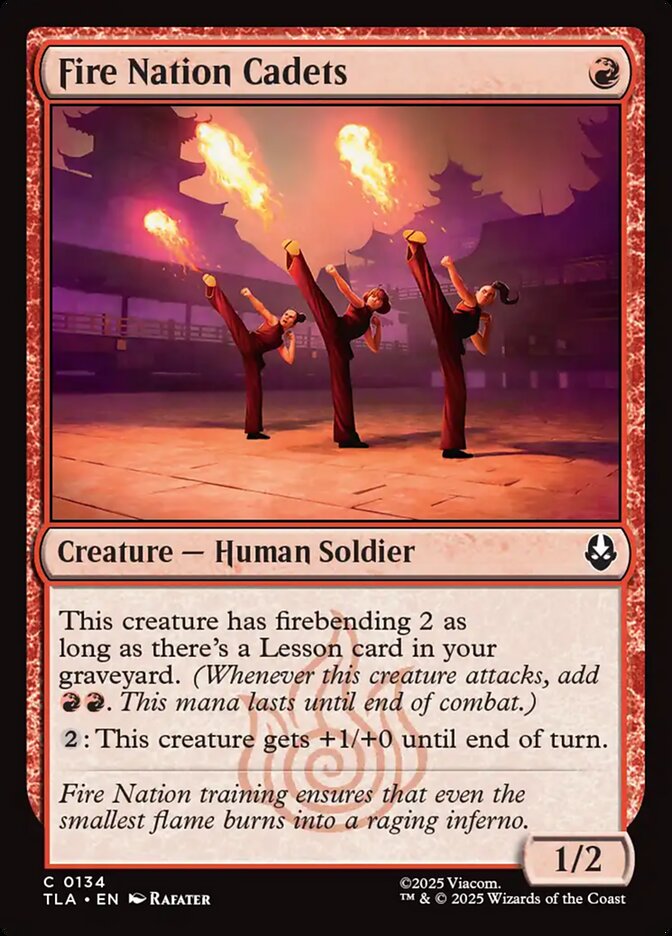 Fire Nation Cadets 134 (Avatar: The Last Airbender) - Foil