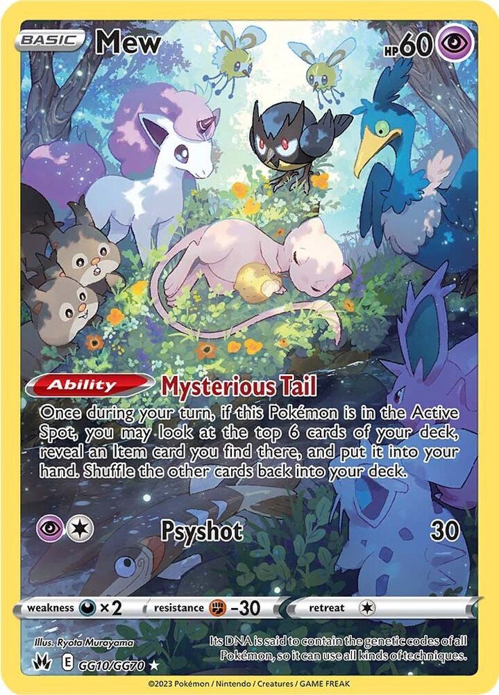 Mew GG10/GG70 (Crown Zenith: Galarian Gallery) - Holofoil