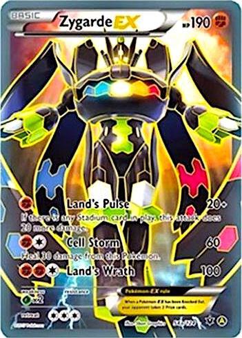 Zygarde EX 054a/124 (Alternate Art Promos) - Holofoil