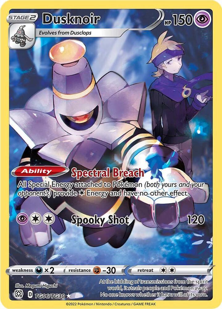 Dusknoir TG06/TG30 (SWSH09: Brilliant Stars Trainer Gallery) - Holofoil
