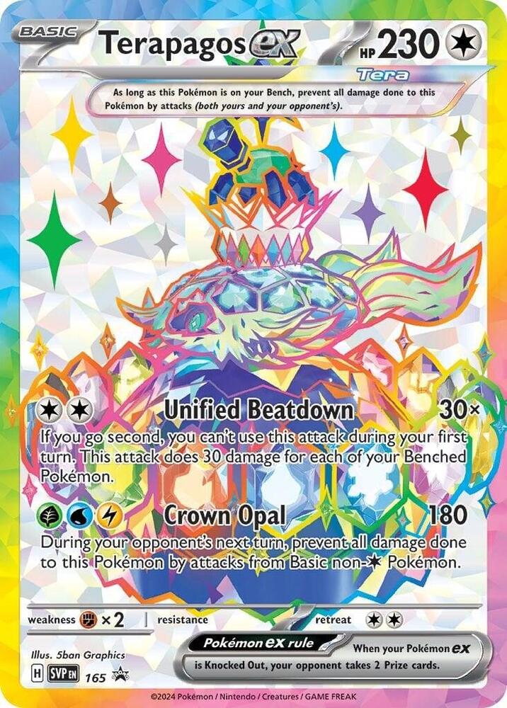 Terapagos ex 165 (SV: Scarlet & Violet Promo Cards) - Holofoil