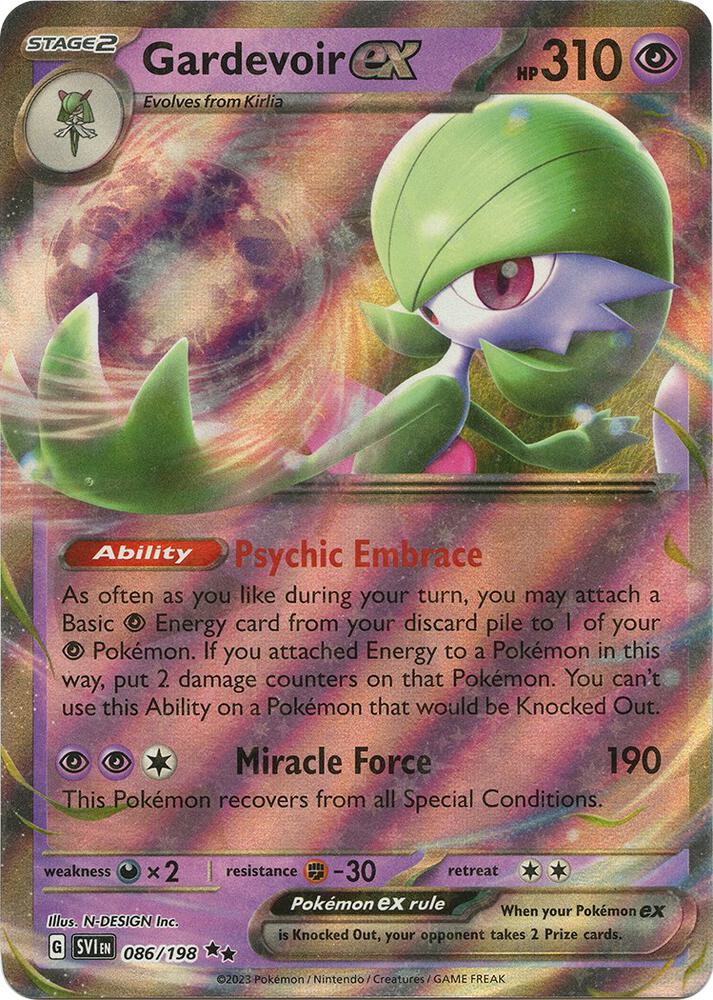 Gardevoir ex 086/198 (SV01: Scarlet & Violet Base Set) - Holofoil