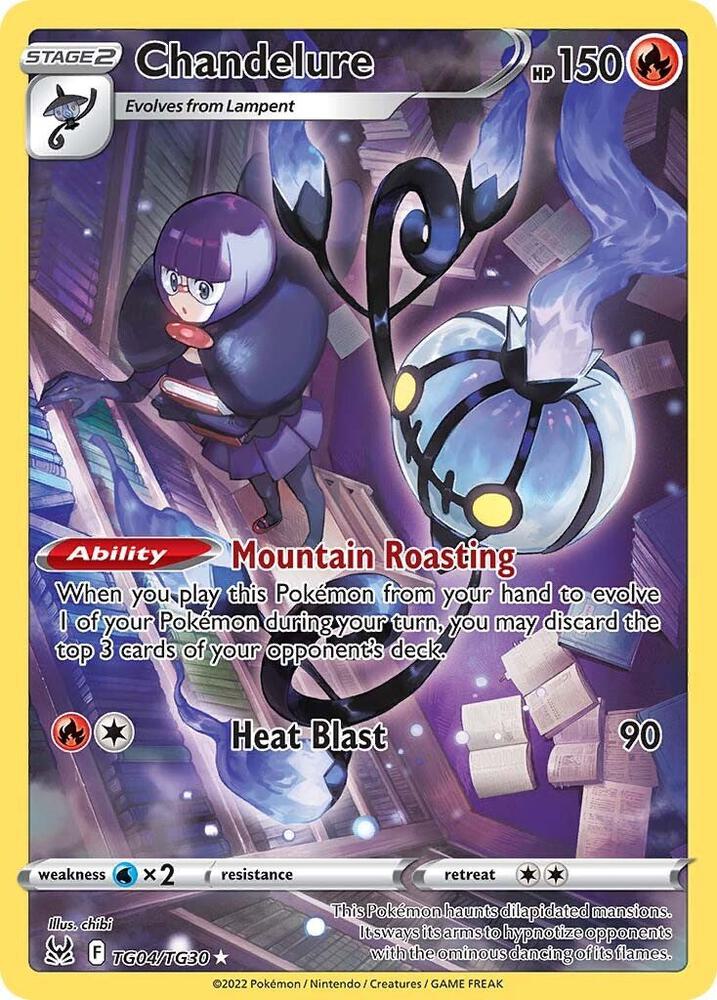 Chandelure TG04/TG30 (SWSH11: Lost Origin Trainer Gallery) - Holofoil
