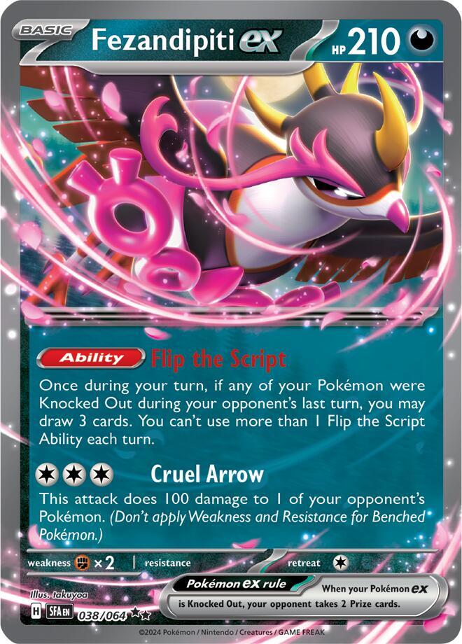 Fezandipiti ex 038/064 (SV: Shrouded Fable) - Holofoil