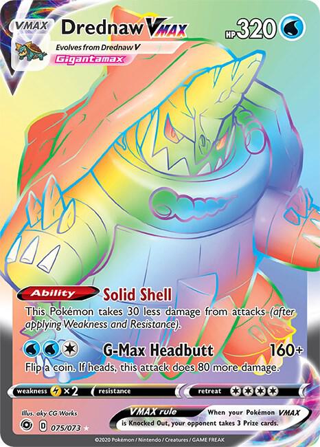 Drednaw VMAX Secret 75/73 (Champion's Path) - Holofoil