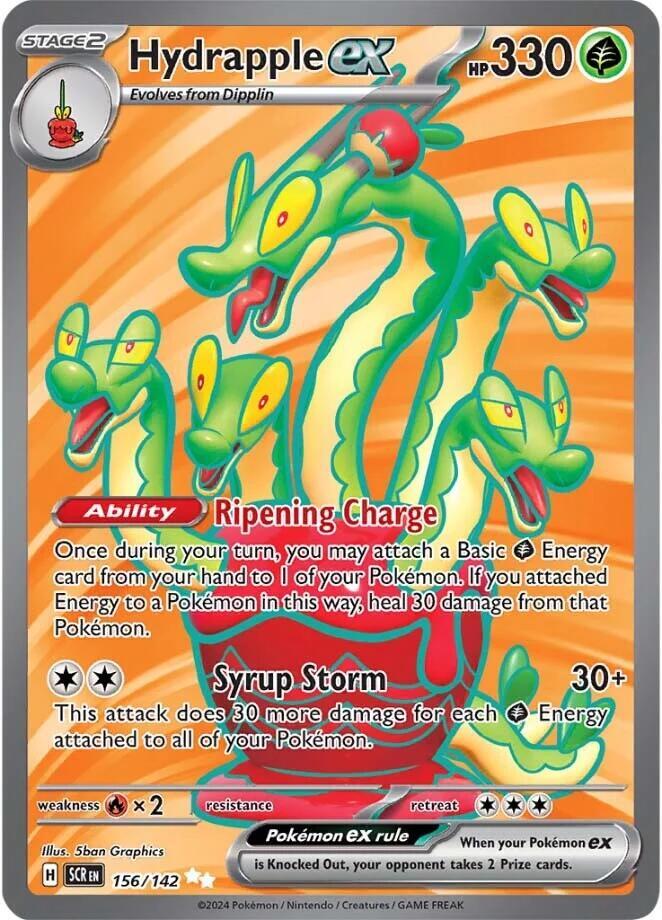 Hydrapple ex 156/142 (SV07: Stellar Crown) - Holofoil