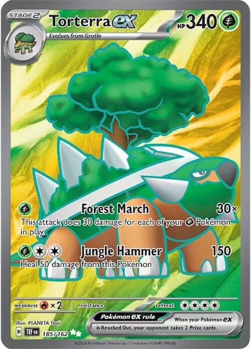 Torterra ex 185/162 (SV05: Temporal Forces) - Holofoil