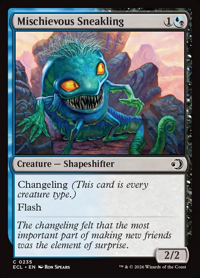 Mischievous Sneakling 235/273 (Lorwyn Eclipsed) - Foil