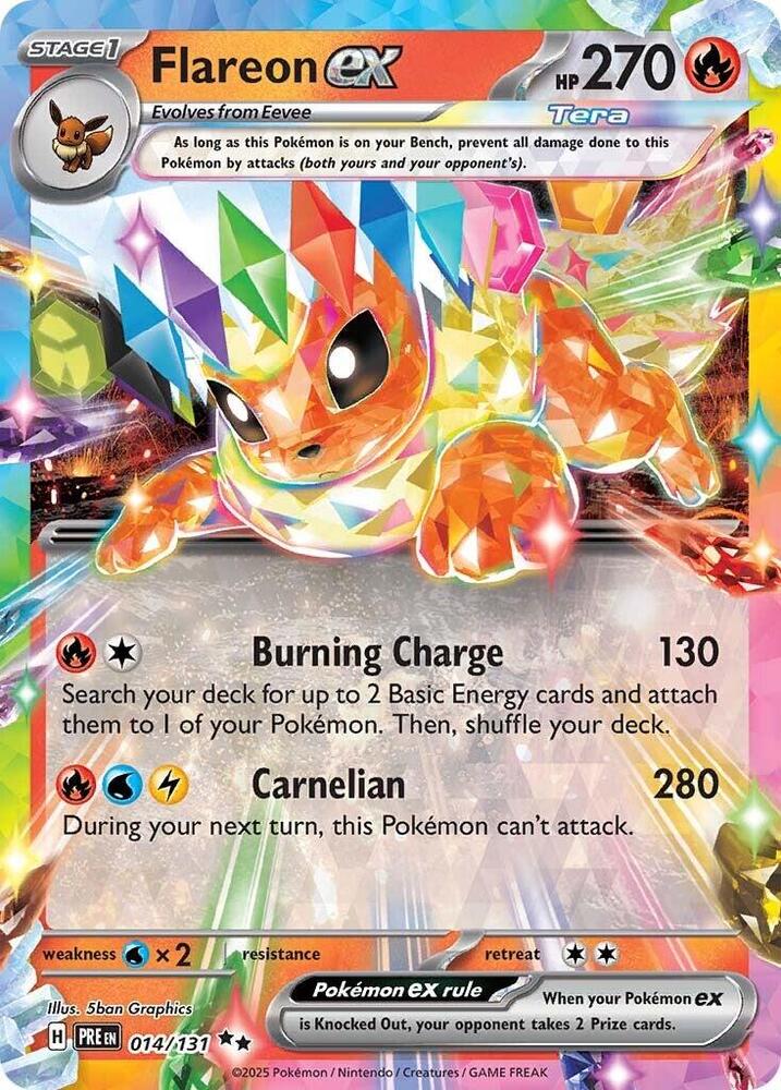 Flareon ex 014/131 (SV: Prismatic Evolutions) - Holofoil