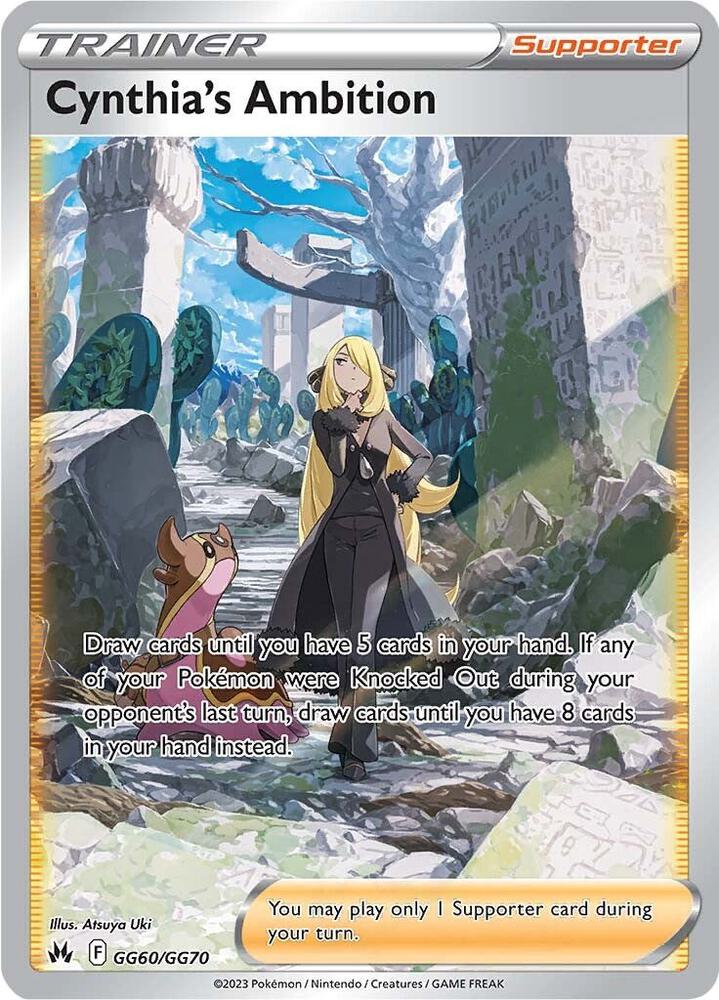Cynthia's Ambition GG60/GG70 (SWSH: Crown Zenith: Galarian Gallery) - Holofoil