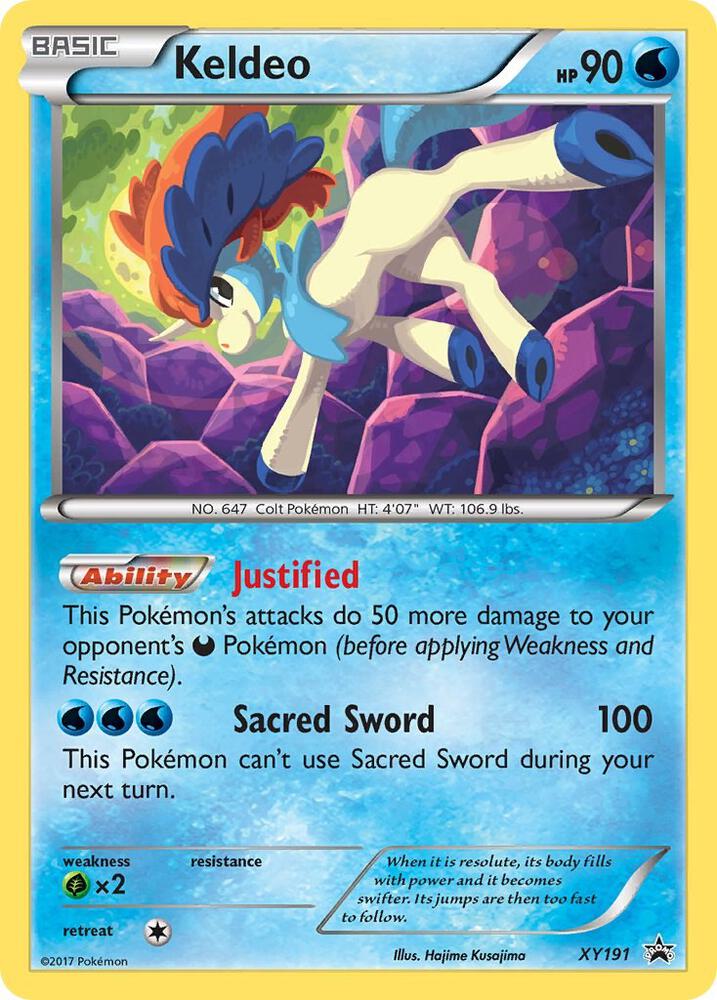 Keldeo XY191 (XY Promos) - Holofoil