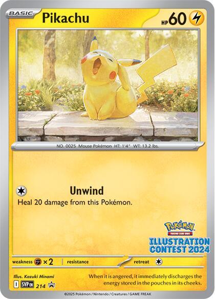 Pikachu Illustration Contest 2024 214 (SV: Scarlet & Violet Promo Cards)