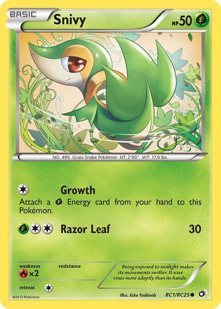 Snivy RC1/RC25 (Legendary Treasures: Radiant Collection) - Holofoil
