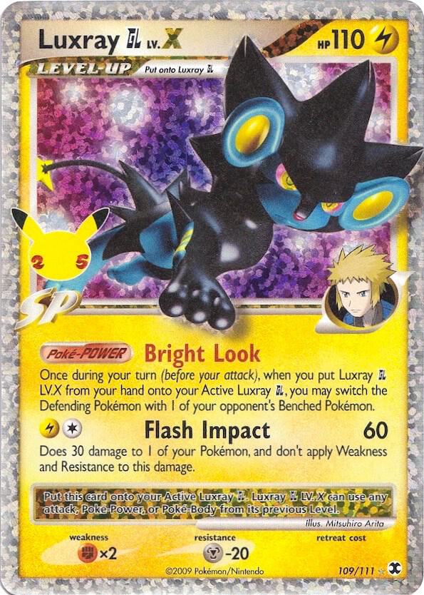 Luxray GL Lv.X 109/111 (Celebrations: Classic Collection) - Holofoil