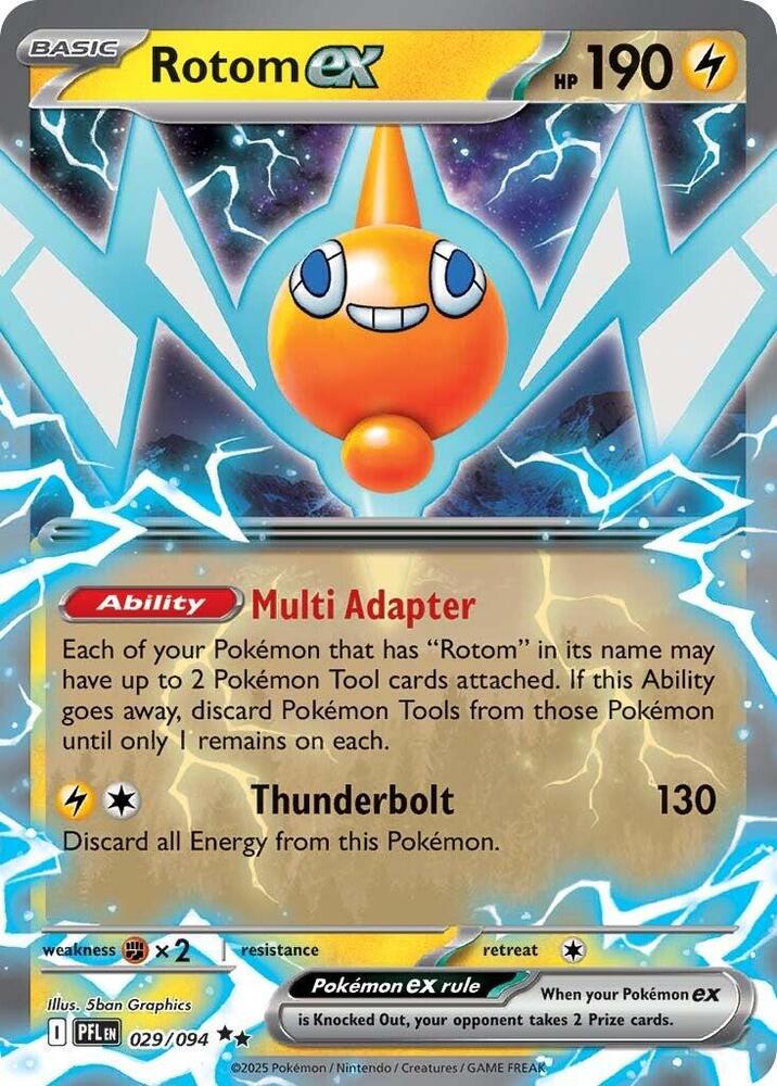 Rotom ex 029/094 (ME02: Phantasmal Flames) - Holofoil