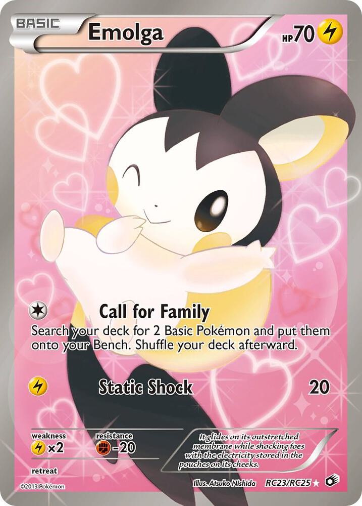 Emolga RC23/RC25 (Legendary Treasures: Radiant Collection) - Holofoil