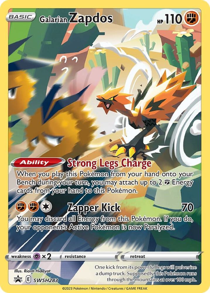 Galarian Zapdos SWSH283 (SWSH: Sword & Shield Promo Cards) - Holofoil