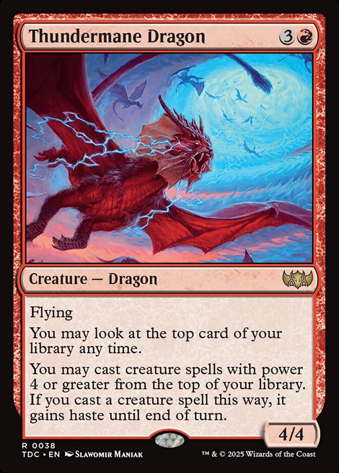 Thundermane Dragon 38 (Commander: Tarkir: Dragonstorm)