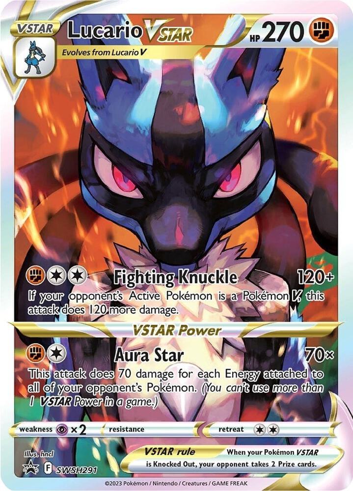 Lucario VSTAR SWSH291 (SWSH: Sword & Shield Promo Cards) - Holofoil