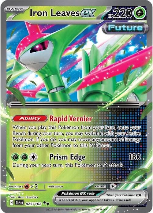 Iron Leaves ex 025/162 (SV05: Temporal Forces) - Holofoil