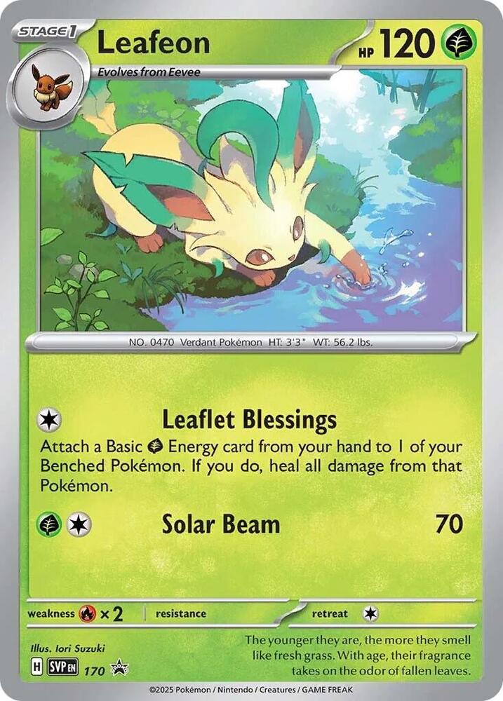 Leafeon 170 (SV: Scarlet & Violet Promo Cards) - Cosmo Holofoil