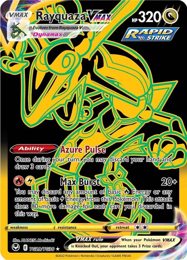 Rayquaza VMAX Secret TG29/TG30 (SWSH12: Silver Tempest Trainer Gallery) - Holofoil