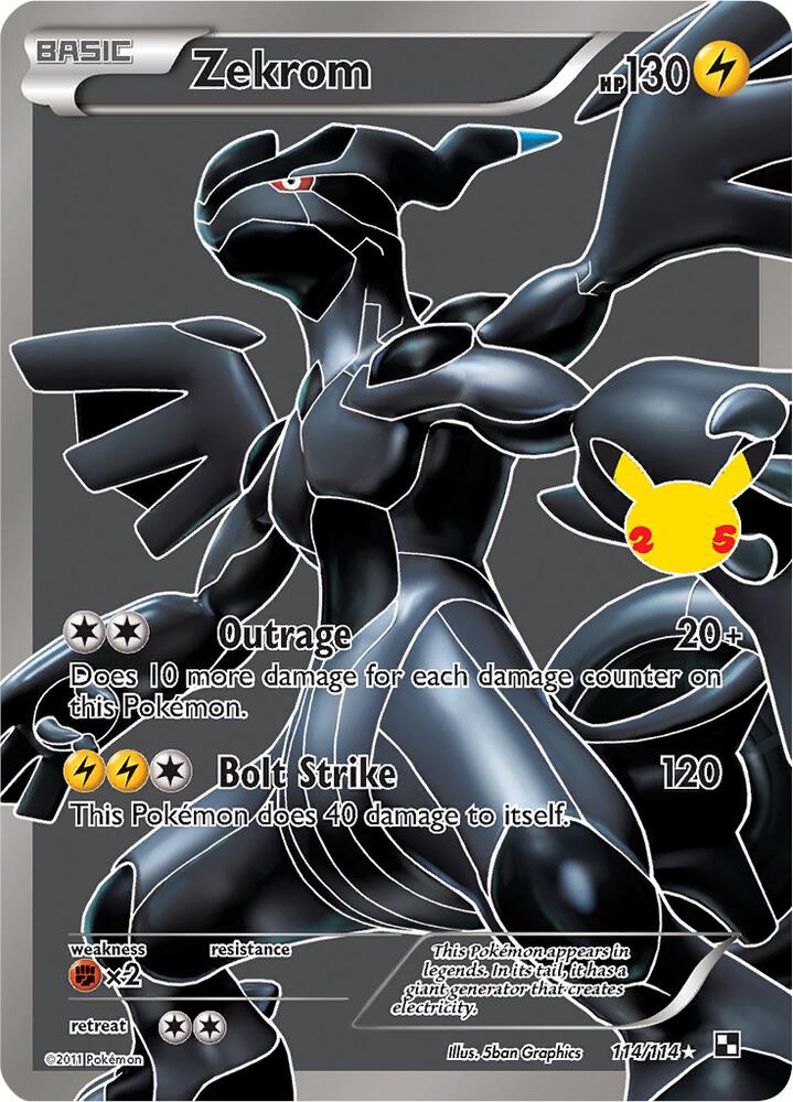 Zekrom 114/114 (Celebrations: Classic Collection) - Holofoil