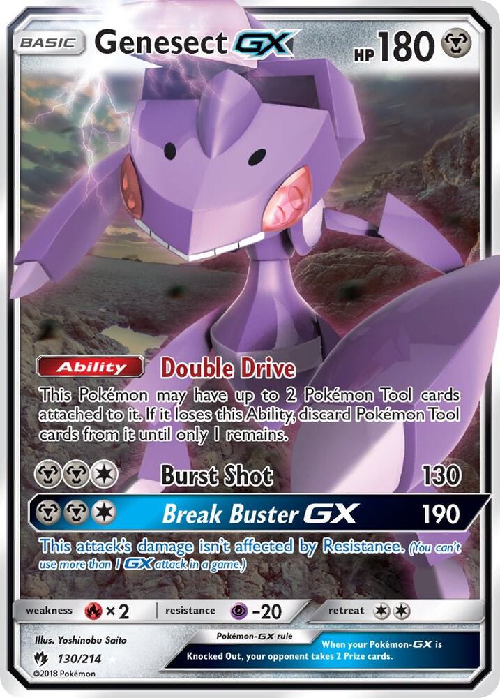 Genesect GX 130/214 (SM - Lost Thunder) - Holofoil