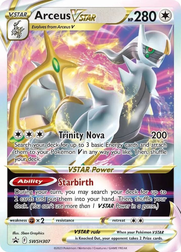 Arceus VSTAR SWSH307 (SWSH: Sword & Shield Promo Cards) - Holofoil