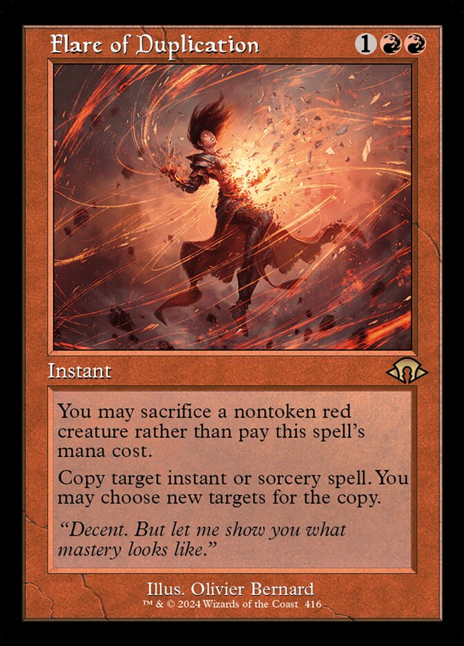Flare of Duplication 416 (Modern Horizons 3) - Retro