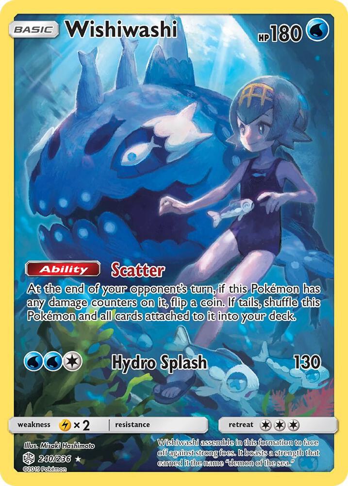Wishiwashi Secret 240/236 (SM - Cosmic Eclipse) - Holofoil