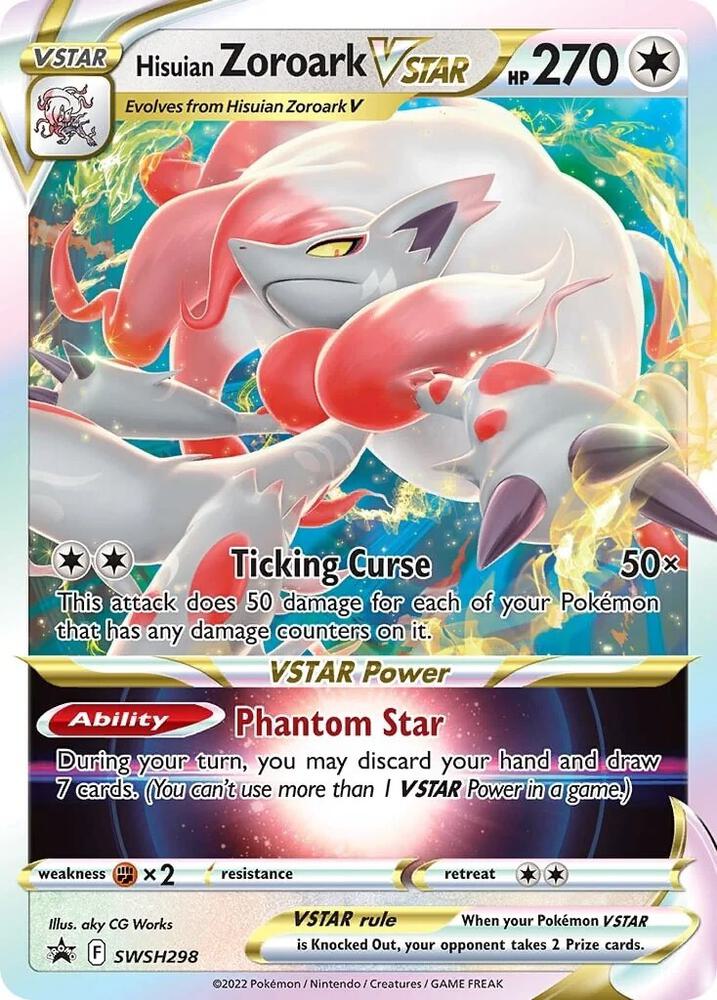 Hisuian Zoroark VSTAR SWSH298 (SWSH: Sword & Shield Promo Cards) - Holofoil