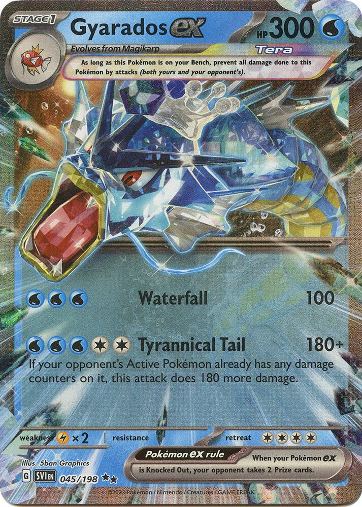 Gyarados ex 045/198 (SV01: Scarlet & Violet Base Set) - Holofoil