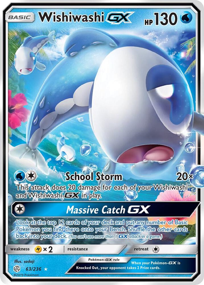 Wishiwashi GX 063/236 (SM - Cosmic Eclipse) - Holofoil